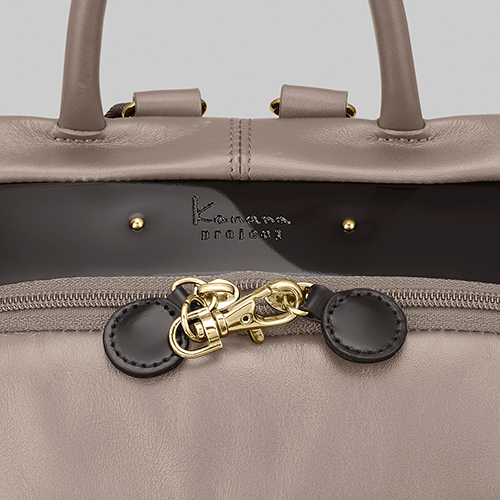 The main compartment zipper has a safety lock to keep it securely closed.
