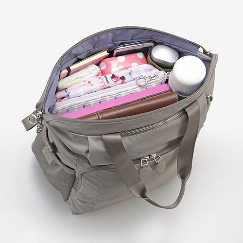 The main compartment is great for storing bulky items.